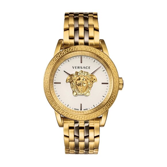 Versace Accessories - Versace VERD00418 Palazzo Empire white gold Stainless Steel Men's Watch NEW